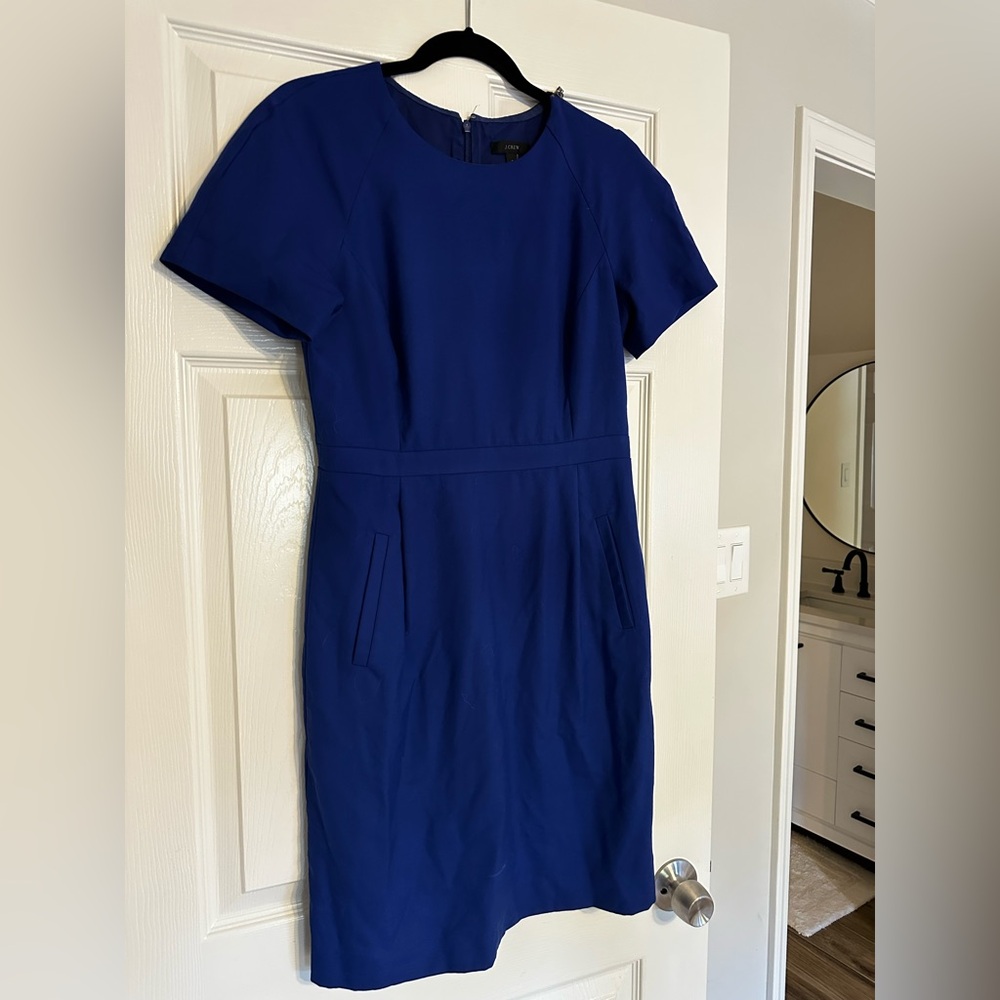 J. Crew Classic Navy Mini Dress